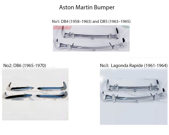 Aston Martin (1959 to 1970) Bumper Parts